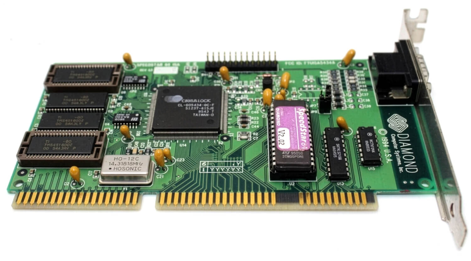 Diamond Computer Systems 16-bit ISA VGA Graphics Card