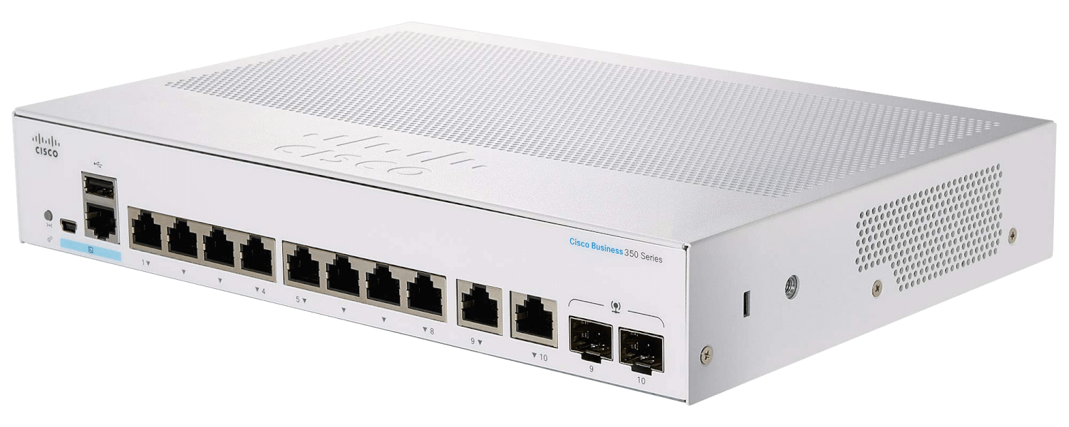 SNMP is used by Business and Enterprise networking equipment like the Cisco Business 350 switch