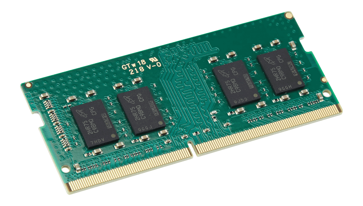 A Crucial DDR4 SO-DIMM module