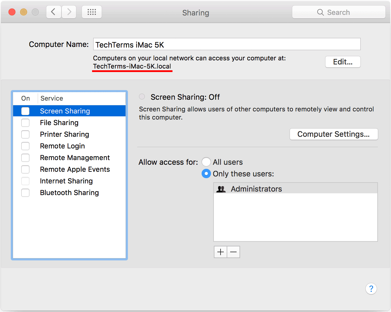 hostname-definition