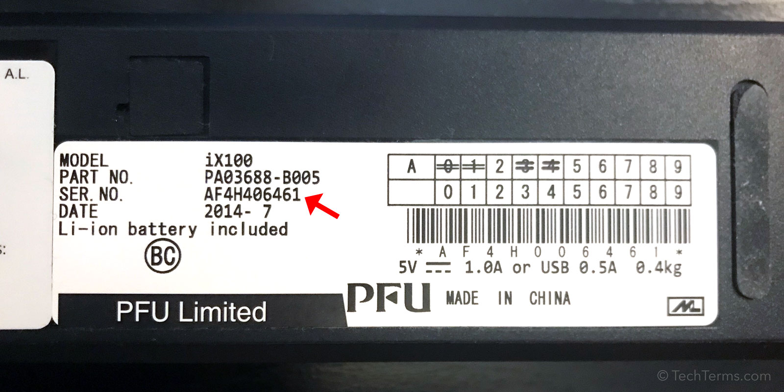 Serial Number Definition