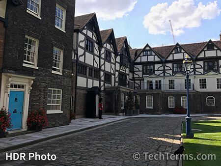 Same photo with HDR processing
