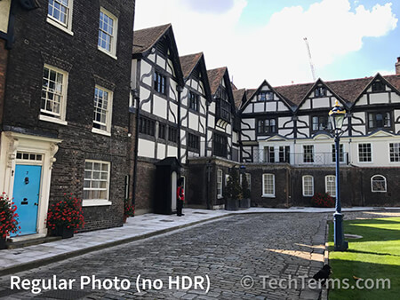 Regular photo without HDR