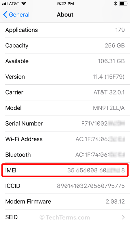 Definition of IMEI