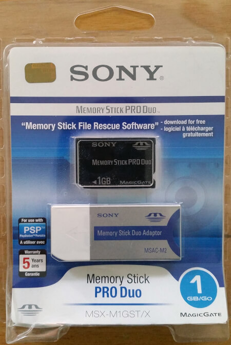Memory Stick PRO Duo