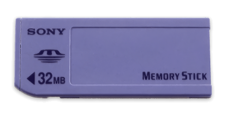 32 MB Memory Stick (original color)