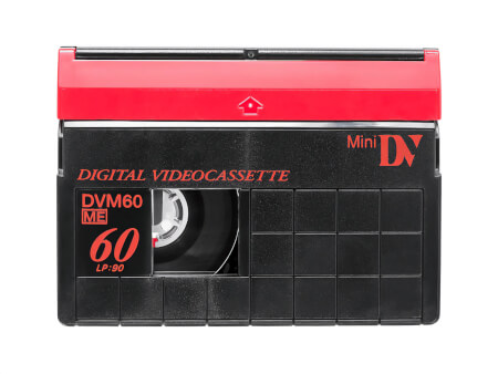 MiniDV digital video cassette