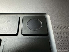 A TouchID fingerprint sensor on a MacBook Pro