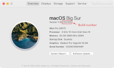 macOS 11.6 Build 20G165