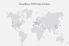 Cloudflare CDN global data centers