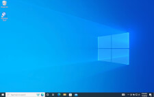 The Windows 10 desktop