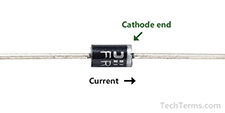 Actual Diode on Electrical Wire