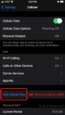How to add an eSIM on an iPhone
