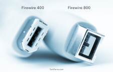 Firewire 400 and 800 cables