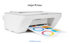 Color inkjet printer