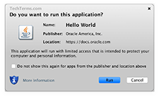 Java Applet Requesting to Run in OS X