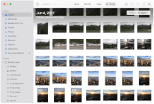 A photo library in Apple Photos