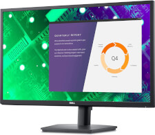 A Dell LCD monitor that is typical of PC displays