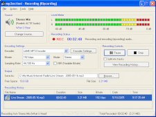 Example of a Windows XP ripcording utility