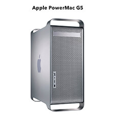 Apple PowerMac G5 with a RISC processor