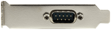 A 9-pin serial port