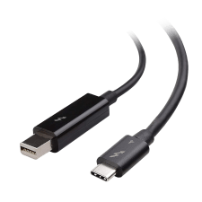 Thunderbolt cables using Mini DisplayPort and USB-C connectors