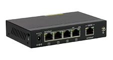Intelix 4-port switch with uplink port