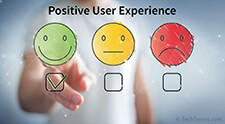 A positive UX leads to positive feedback