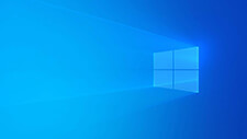 Default Windows 10 "Light" wallpaper