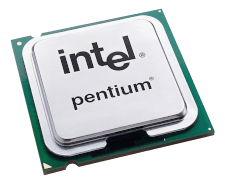 An Intel Pentium x86 processor