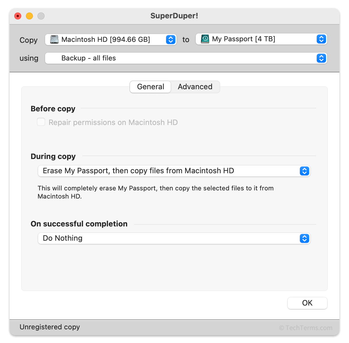 SuperDuper! is a disk cloning utility for macOS