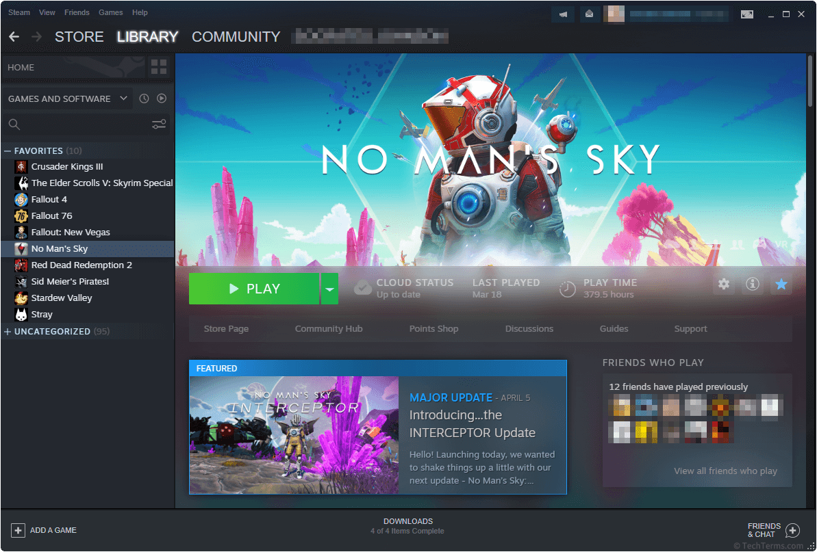 Steam is a popular game launcher and storefront for Windows, macOS, and Linux