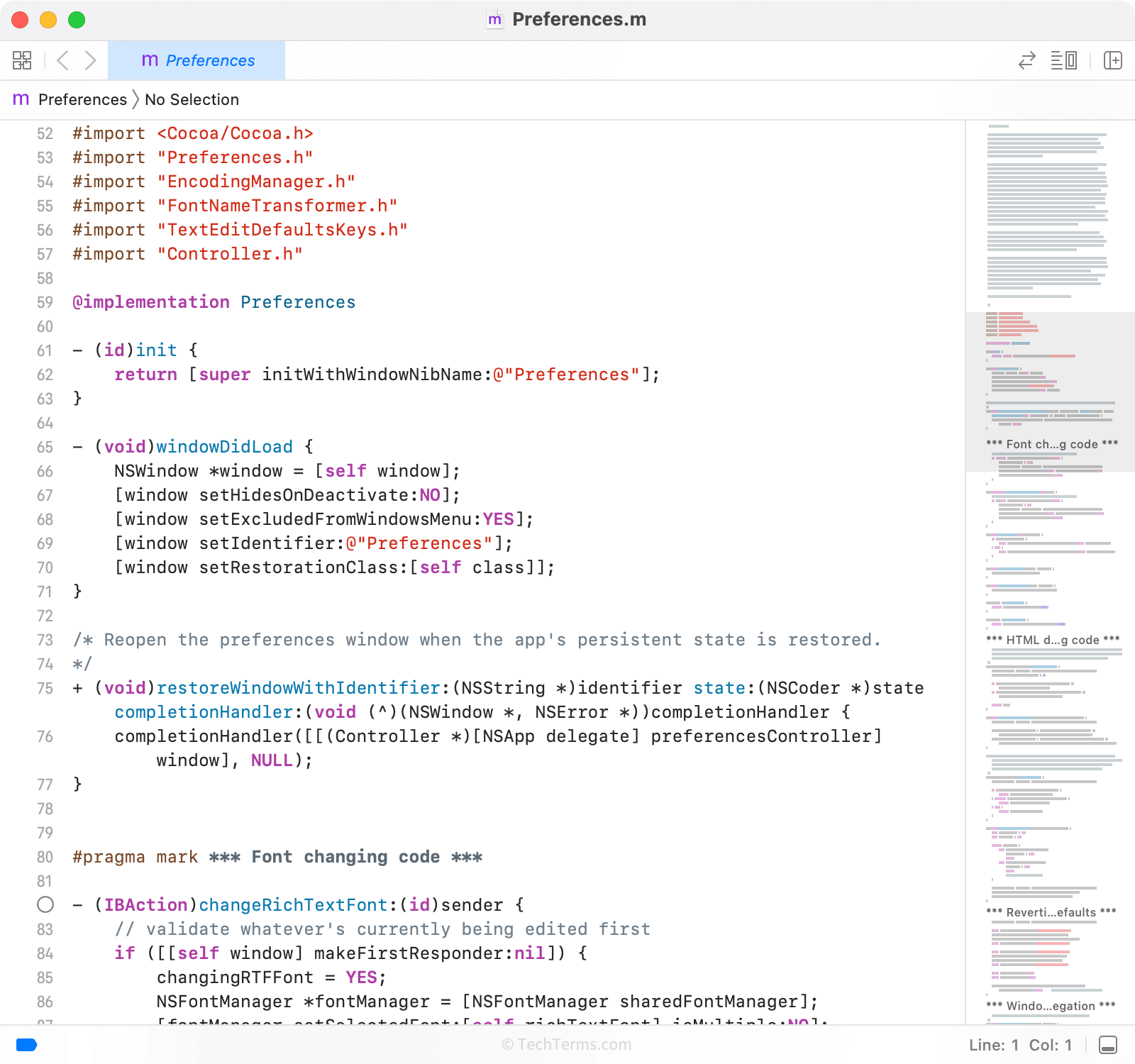 Objective C Definition