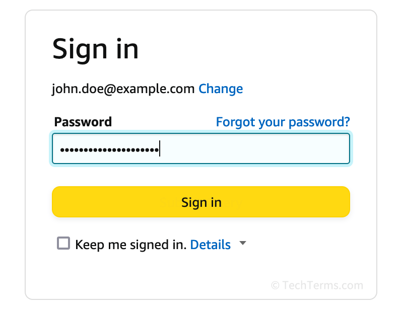 Password fields obscure their contents by replacing every character with a • or * symbol